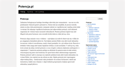 Desktop Screenshot of potencja.pl
