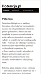 Mobile Screenshot of potencja.pl